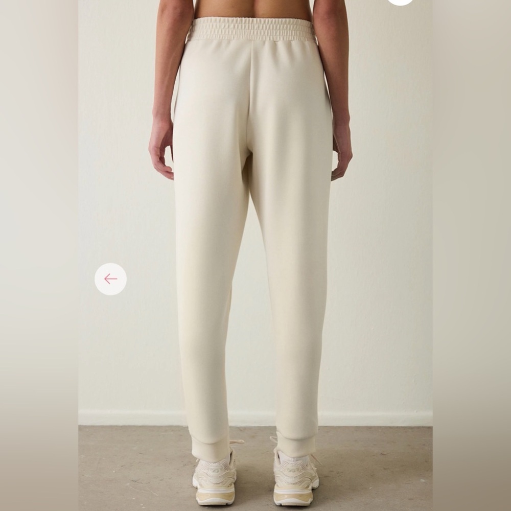 Slim High-Rise Cream Ponte Pants size XS/S - Picture 3 of 10